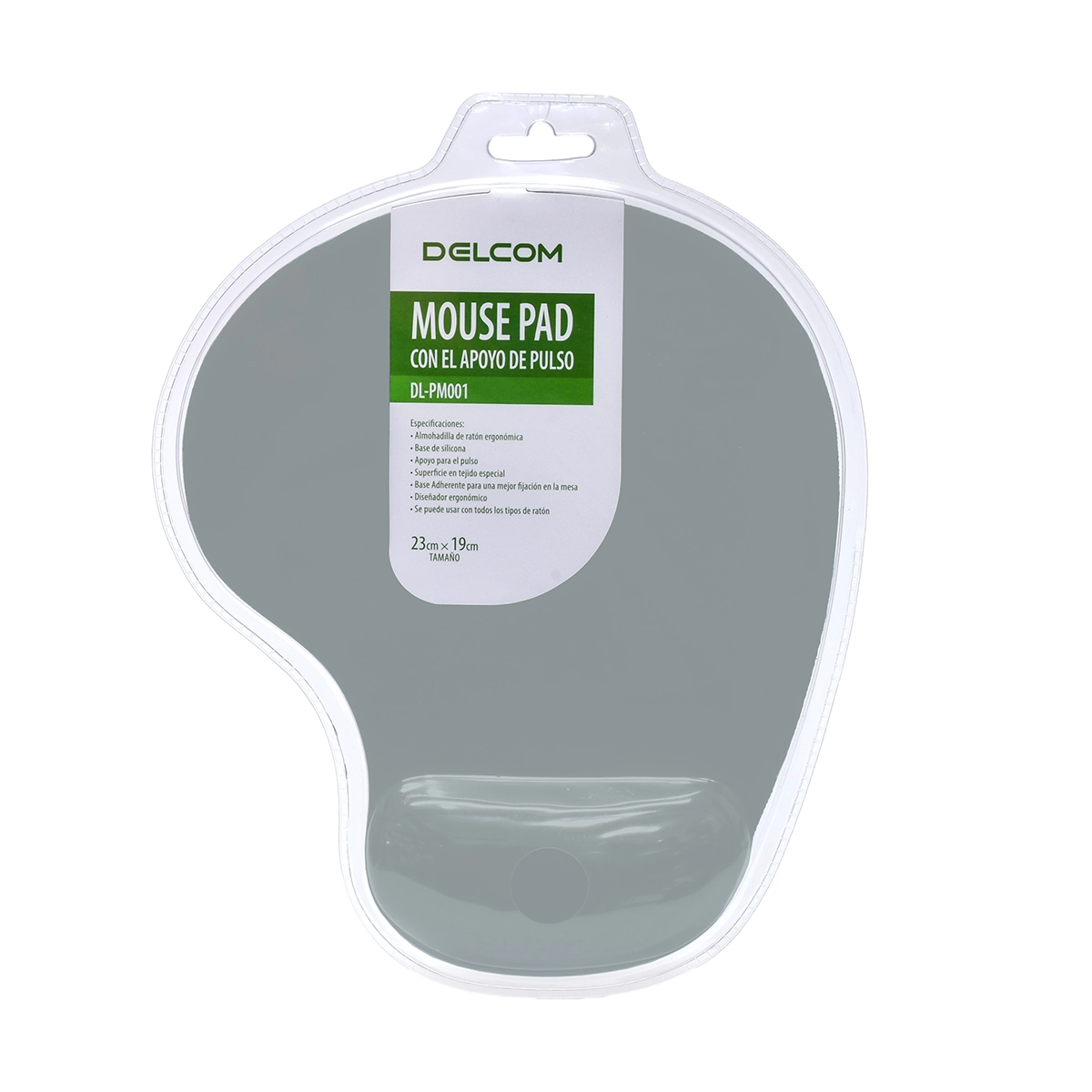 Mouse Pad Ergonómico con Almohadilla Delcom DL-PM001: ¡Máximo Confort y Control!