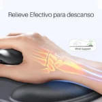 Mouse Pad Ergonómico con Almohadilla Delcom DL-PM001: ¡Máximo Confort y Control!