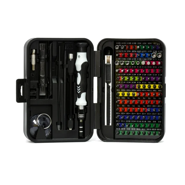 Set de Desarmadores de Precisión 132 en 1 Miyako USA TK-132N1: ¡El Kit Definitivo para Reparaciones Electrónicas!