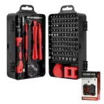 Set de Desarmadores de Precisión 115 en 1 Miyako USA TK-115N1: ¡Tu Taller de Reparación Portátil!