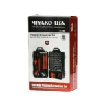 Set de Desarmadores de Precisión 115 en 1 Miyako USA TK-115N1: ¡Tu Taller de Reparación Portátil!