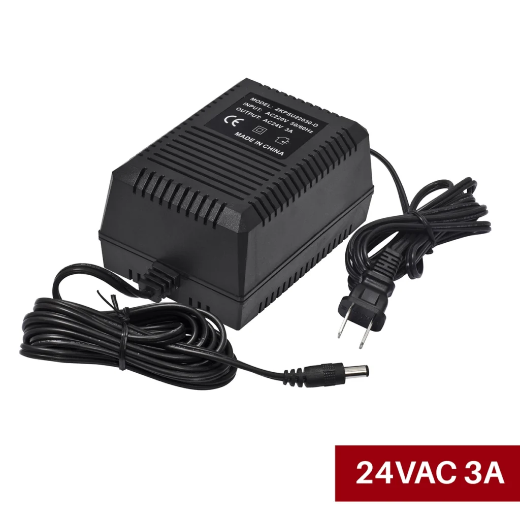 Transformador 24VAC 3A para Cámaras PTZ ZKTeco ZKPSU22030-D: ¡Energía Confiable para tu Seguridad!