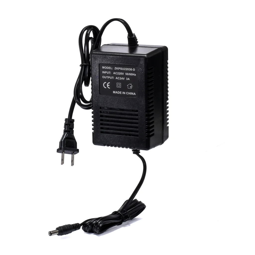 Transformador VAC A para Cámaras PTZ ZKTeco ZKPSU D Energía Confiable para tu Seguridad