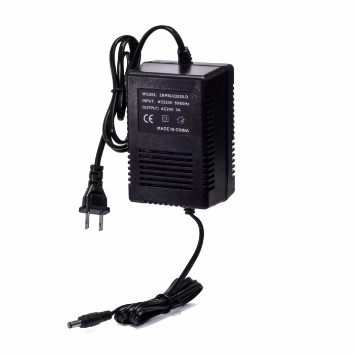 Transformador VAC A para Cámaras PTZ ZKTeco ZKPSU D Energía Confiable para tu Seguridad