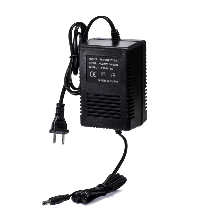 Transformador 24VAC 3A para Cámaras PTZ ZKTeco ZKPSU22030-D: ¡Energía Confiable para tu Seguridad!