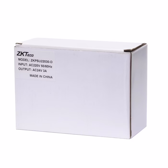Transformador VAC A para Cámaras PTZ ZKTeco ZKPSU D Energía Confiable para tu Seguridad