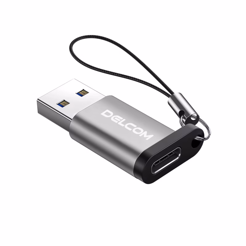Adaptador USB C Hembra a USB A  Macho Delcom DOTG USB