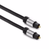 Cable de Audio Óptico Digital m SPDIF Delcom DL ATS Enmallado Sonido Puro y Envolvente