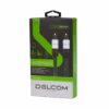 Cable de Audio Óptico Digital m SPDIF Delcom DL ATS Enmallado Sonido Puro y Envolvente