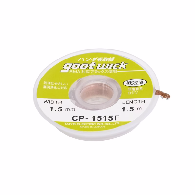 Malla para Desoldar Goot Wick mm CP F m Ultra Precisión para Micro Soldadura
