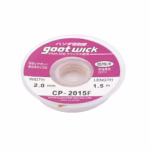 Malla para Desoldar 2mm Goot Wick CP-2015F (1.5m): ¡Precisión para tus Reparaciones Electrónicas!, Rollo de malla para desoldar de precisión Goot Wick CP-2015F de 2.0mm en su dispensador ergonómico, producto para soldadura profesional de HD Multimedia.