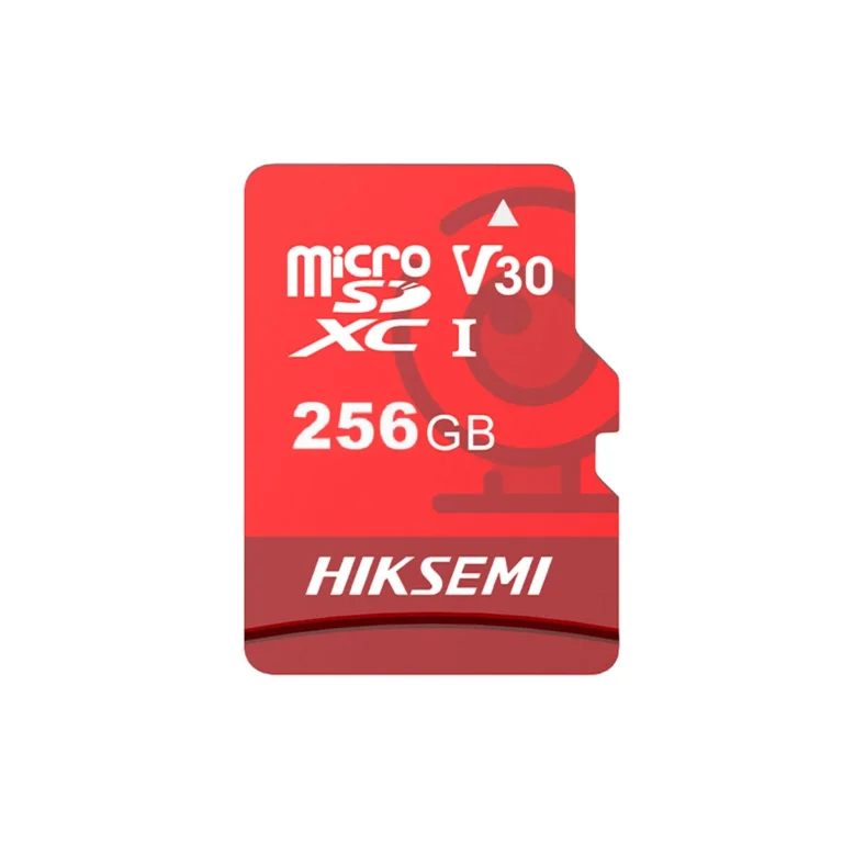 Memoria MicroSD 256GB HIKSEMI NEO Plus U3/V30/A2: ¡Velocidad y Capacidad para tus Aventuras!, Memoria MicroSDXC de 256GB HIKSEMI NEO Plus junto a su adaptador SD, producto de alta velocidad ofrecido por HD Multimedia.