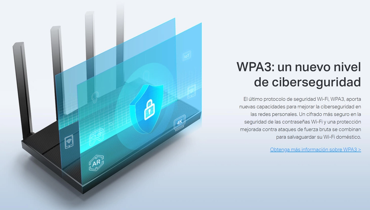 Router Wi-Fi 6 AX1500 Gigabit TP-Link Archer AX12: ¡La Nueva Generación de Wi-Fi para tu Hogar!, Router Wi-Fi 6 TP-Link Archer AX12 de color negro con sus cuatro antenas desplegadas, un dispositivo de red de alta velocidad para el hogar de HD Multimedia.