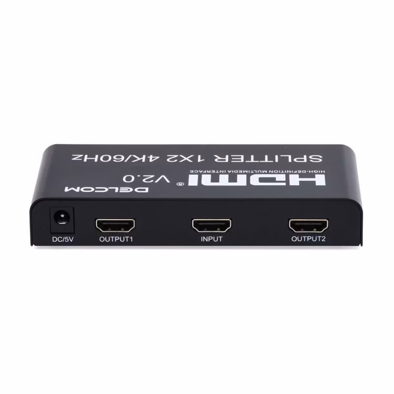 Splitter HDMI × K Hz Delcom DL SPLK v Mhz Duplica tu Señal K en  Pantallas
