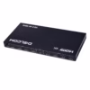 Splitter HDMI x K Hz v Delcom DL SPLK Distribuye tu Señal K a  Pantallas Splitter HDMI profesional x Delcom DL SPLK de metal color negro mostrando su puerto de entrada HDMI y sus ocho puertos de salida HDMI para distribución masiva de video K producto de HD Multimedia