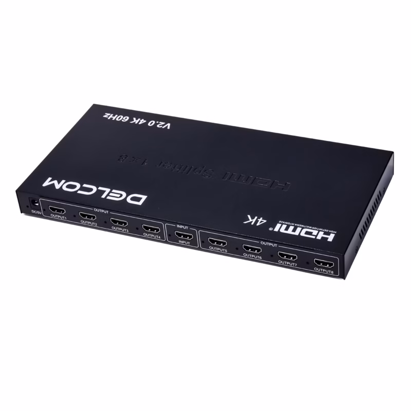 Splitter HDMI × K Hz Delcom DL SPLK versión  Mhz Distribuye tu Señal K a  Pantallas
