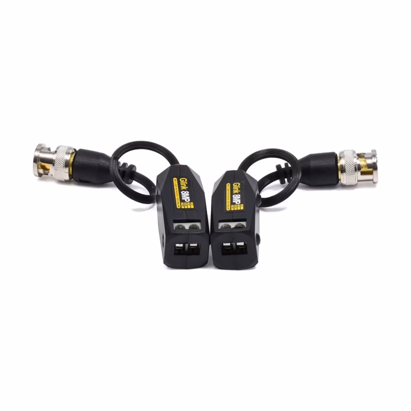Video Balun HD 8MP (4K) con Pernos Glink GP-GBL-013____01 Video Balun HD MP K Glink GP GBL Transmisión de Video Profesional y de Larga Distancia