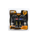 Video Balun HD 8MP (4K) con Pernos Glink GP-GBL-013: ¡Transmisión de Video Profesional y de Larga Distancia!, Par de video baluns pasivos de 8MP Glink GP-GBL-013, mostrando el conector BNC macho en un extremo y los terminales de conexión con pernos en el otro, producto para CCTV de HD Multimedia.