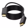 Cable DisplayPort de  Metros KHz Netcom PE DPM Lleva tu Experiencia Visual K más Lejos Cable DisplayPort de  metros de largo marca Netcom color negro mostrando sus conectores robustos para una conexión de video K un producto de alta definición de HD Multimedia PERU SAC