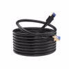 Cable Patch Cord Cat de  Metros SFTP Delcom DL ML Lleva tu Red a la Máxima Velocidad Cable de red Cat SFTP de  metros Delcom DL ML de color negro mostrando sus robustos conectores RJ blindados un producto de alto rendimiento de HD Multimedia PERU SAC