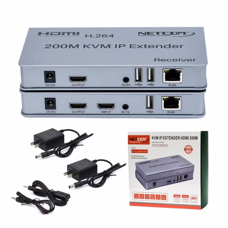 Extensor KVM M Netcom PE EXU Over IP