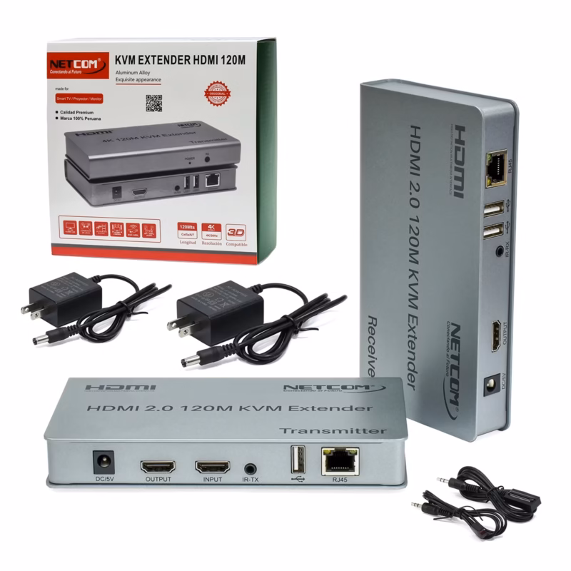 Extensor KVM  Metros Netcom PE EXU K