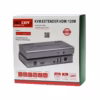 Extensor KVM  Metros HDMI K y USB Netcom PE EXU Controla tus Equipos a Largas Distancias Kit extensor KVM HDMI de  metros Netcom PE EXU mostrando las dos unidades metálicas transmisor y receptor con sus múltiples puertos HDMI y USB un producto profesional de HD Multimedia PERU SAC Extender KVM M