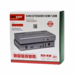 Extensor KVM 120 Metros HDMI 4K y USB Netcom PE-EXU120: Controla tus Equipos a Largas Distancias, Kit extensor KVM HDMI de 120 metros Netcom PE-EXU120, mostrando las dos unidades metálicas (transmisor y receptor) con sus múltiples puertos HDMI y USB, un producto profesional de HD Multimedia PERU SAC., Extender KVM 120M