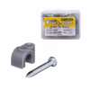 Grapa Clip de 6mm Gris x100pz para Cable UTP High Full Max HFM-G-73010-GR____ Grapas Clip mm Gris Pack pz High Full Max Organiza y Asegura tus Cables como un Profesional