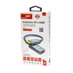Adaptador DisplayPort a HDMI 4K 30Hz Enmallado NETCOM PE-VA0378: Conecta tu PC o Laptop a Cualquier Pantalla HDMI, Cable enmallado de nylon DisplayPort a HDMI 4K@30Hz NETCOM PE-VA0378 en HD Multimedia PERU SAC