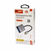 Adaptador Mini DisplayPort a VGA NETCOM PE DP Conecta tu MacBook Surface o Laptop a Cualquier Proyector