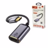 Adaptador USB C a HDMI K NETCOM PE VA Libera la Potencia K de tu Laptop o MacBook Adaptador premium USB C a HDMI  Netcom PE VA enmallado mostrando sus conectores de aleación de aluminio y contactos dorados un producto para K y gaming de HD Multimedia PERU SAC