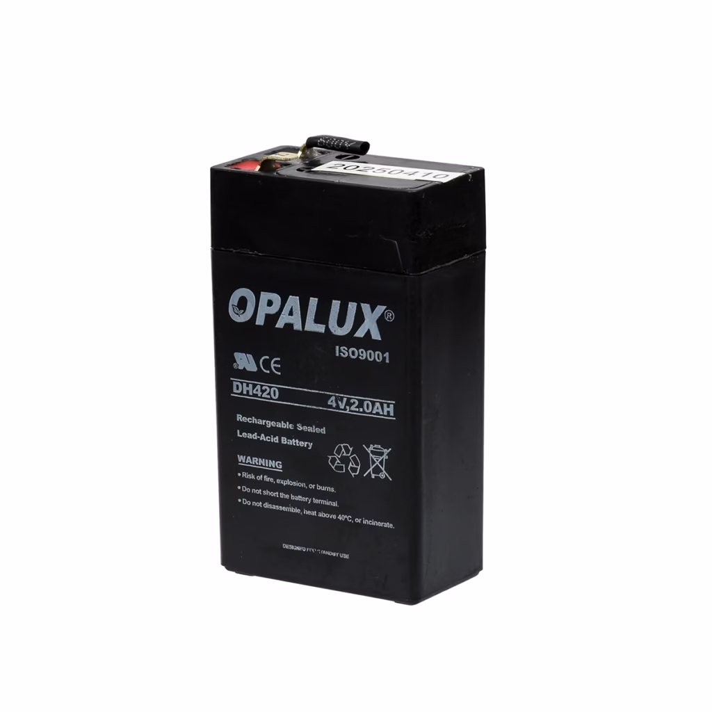 Batería Seca Recargable V AH Opalux DH Batería Opalux DH ideal para luces de emergencia en HD Multimedia PERU SAC