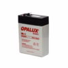 Batería Seca Recargable V AH Opalux DH Más Autonomía para tus Equipos Esenciales Batería seca recargable Opalux DH de V AH de color negro mostrando sus terminales de conexión un producto de energía de respaldo de HD Multimedia PERU SAC