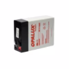 Batería Seca Recargable V AH Opalux DH Más Autonomía para tus Equipos Esenciales Batería seca recargable Opalux DH de V AH de color negro mostrando sus terminales de conexión un producto de energía de respaldo de HD Multimedia PERU SAC