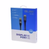 Cable DisplayPort K de MT Glink GL M  Desata el Máximo Rendimiento de tu Monitor Cable DisplayPort  de alto rendimiento Glink GL  de  metros mostrando sus conectores de aleación de aluminio y contactos dorados un producto para gaming y K de HD Multimedia PERU SAC