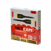 Cable DisplayPort KHz M Enmallado NETCOM PE DP La Conexión Definitiva para Gaming y K Cable DisplayPort  premium Netcom PE DP enmallado mostrando sus conectores de aluminio dorados un producto certificado VESA® para gaming y K de HD Multimedia PERU SAC