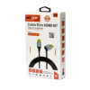 Cable HDMI K Slim  Grados M Ultra HD KHz v NETCOM PE HD La Solución Perfecta para tu TV en la Pared Cable HDMI K de m slim y enmallado Netcom PE HD destacando el conector en ángulo de  grados un producto ideal para televisores montados en la pared de HD Multimedia PERU SAC