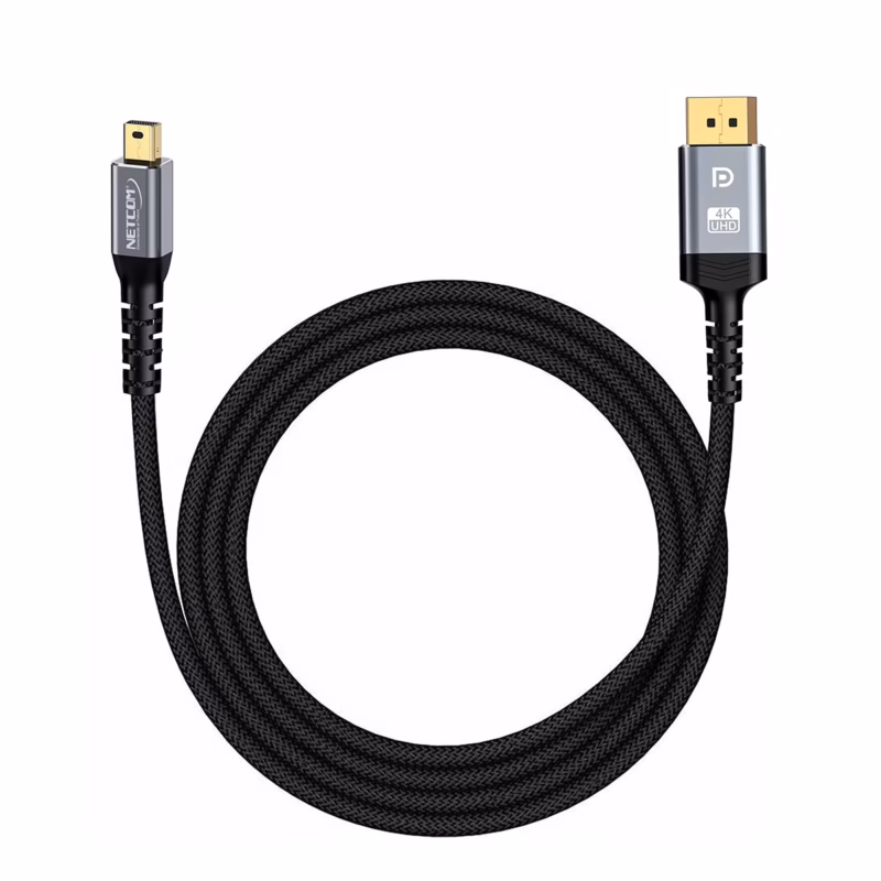 Cable Mini DisplayPort a DisplayPort KHz NETCOM PE DP La Conexión Definitiva para tu MacBook o Surface