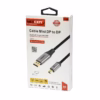 Cable Mini DisplayPort a DisplayPort KHz MT NETCOM PE DP Desata la Máxima Calidad de tu MacBook o PC Cable premium Mini DisplayPort a DisplayPort  Netcom PE DP enmallado mostrando sus conectores de aluminio dorados un producto para K y gaming de HD Multimedia PERU SAC