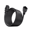 Cable Poder UPS C a C AWG A  Cobre NETCOM PE PW La Conexión Esencial para tu Data Center Cable de extensión de poder de alta capacidad Netcom PE PW mostrando el conector macho C y el conector hembra C para servidores y UPS un producto profesional de HD Multimedia PERU SAC