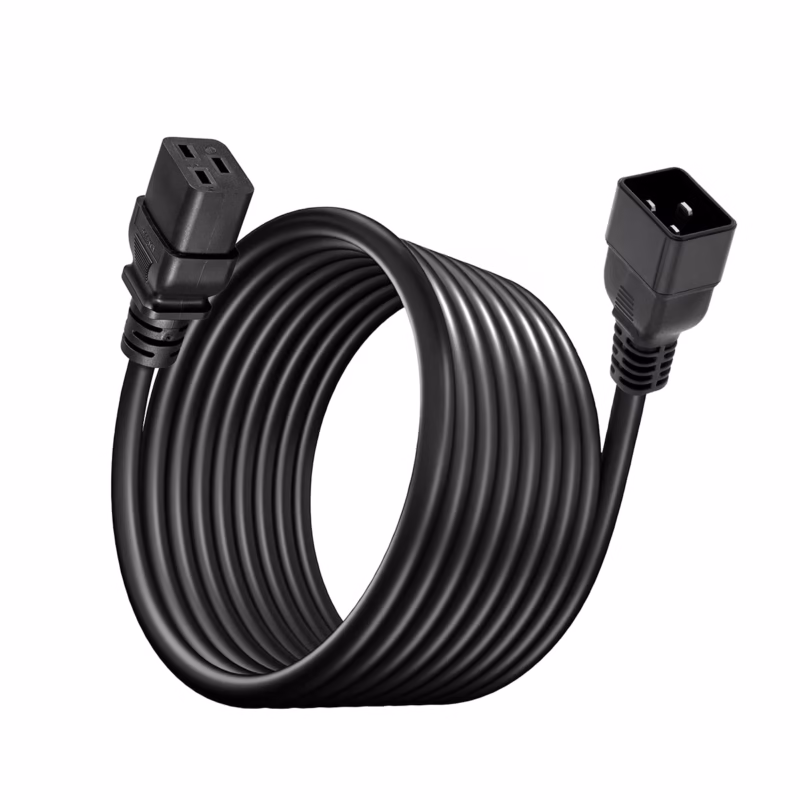 Cable Poder UPS C19 a C20 14AWG 16A 100% Cobre NETCOM PE-PW0083____01 Cable Poder UPS C a C NETCOM PE PW de AWG A Cobre La Conexión Esencial para tu Data Center