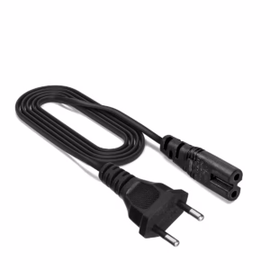 Cable Tipo 8 a Enchufe Redondo IEC C7 a EURO 18AWG 10A NETCOM PE-PW0092___01 Cable Tipo a Enchufe Redondo IEC C a EURO AWG A NETCOM PE PW La Conexión Segura para tu Consola y Equipos