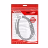 Cable Tipo  a Enchufe Redondo IEC C a EURO AWG A NETCOM PE PW La Conexión Segura para tu Consola y Equipos Cable de poder de alta resistencia Netcom PE PW de  metros mostrando el enchufe redondo tipo Euro y el conector hembra Tipo  C para consolas un producto de HD Multimedia PERU SAC