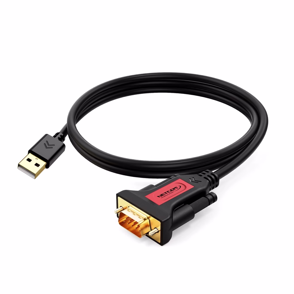 Cable USB a SERIAL RS Bits NETCOM PE US Adaptador USB  a DB Macho NETCOM con chipset Prolific HD Multimedia PERU SAC