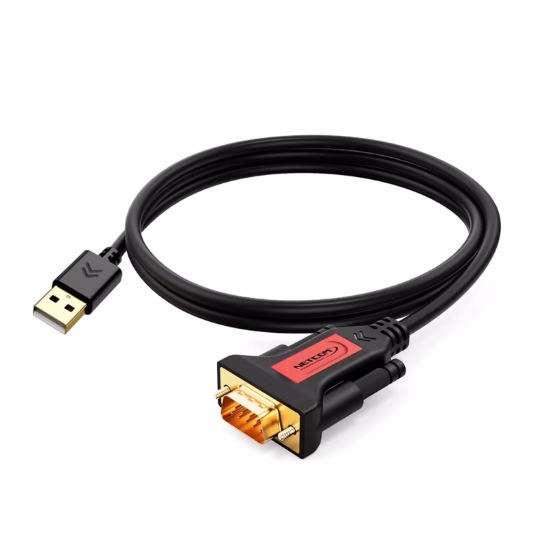 Cable USB a SERIAL RS NETCOM PE US Bits La Conexión Confiable que tus Equipos Seriales Necesitan