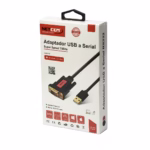 Cable USB a SERIAL RS232 75Bits NETCOM PE-US0369, Adaptador USB 2.0 a DB9 Macho NETCOM con chipset Prolific HD Multimedia PERU SAC