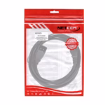 Cable de Poder C13 a C20 14AWG 16A 1.8 Metros NETCOM PE-PW0085: La Conexión Esencial para tu Data Center, Cable de poder de alta capacidad Netcom PE-PW0085, mostrando el conector macho C20 y el conector hembra estándar C13, un cable profesional para PDU y UPS de HD Multimedia PERU SAC.