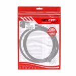 Cable de Poder Schuko a C13 14AWG 16A 1.8 Metros NETCOM PE-PW0086: La Conexión Más Segura para tus Equipos Críticos, Cable de poder de alta resistencia Netcom PE-PW0086 de 1.8 metros, mostrando el enchufe Schuko y el conector C13 para computadora, un cable de grado médico de 14AWG de HD Multimedia PERU SAC.