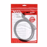 Cable de Poder Schuko a C19 14AWG 16A 1.8 Metros NETCOM PE-PW0087: Energía de Máxima Capacidad para tus Servidores, Cable de poder de alta capacidad Netcom PE-PW0087, mostrando el enchufe de pared Schuko y el conector rectangular C19 para servidores, un producto de grado profesional de HD Multimedia PERU SAC.